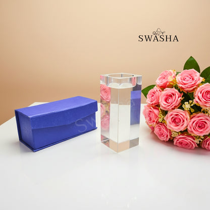 Tealight Crystal Candle Stand (Set of 2) – Elegant Home & Festive Décor