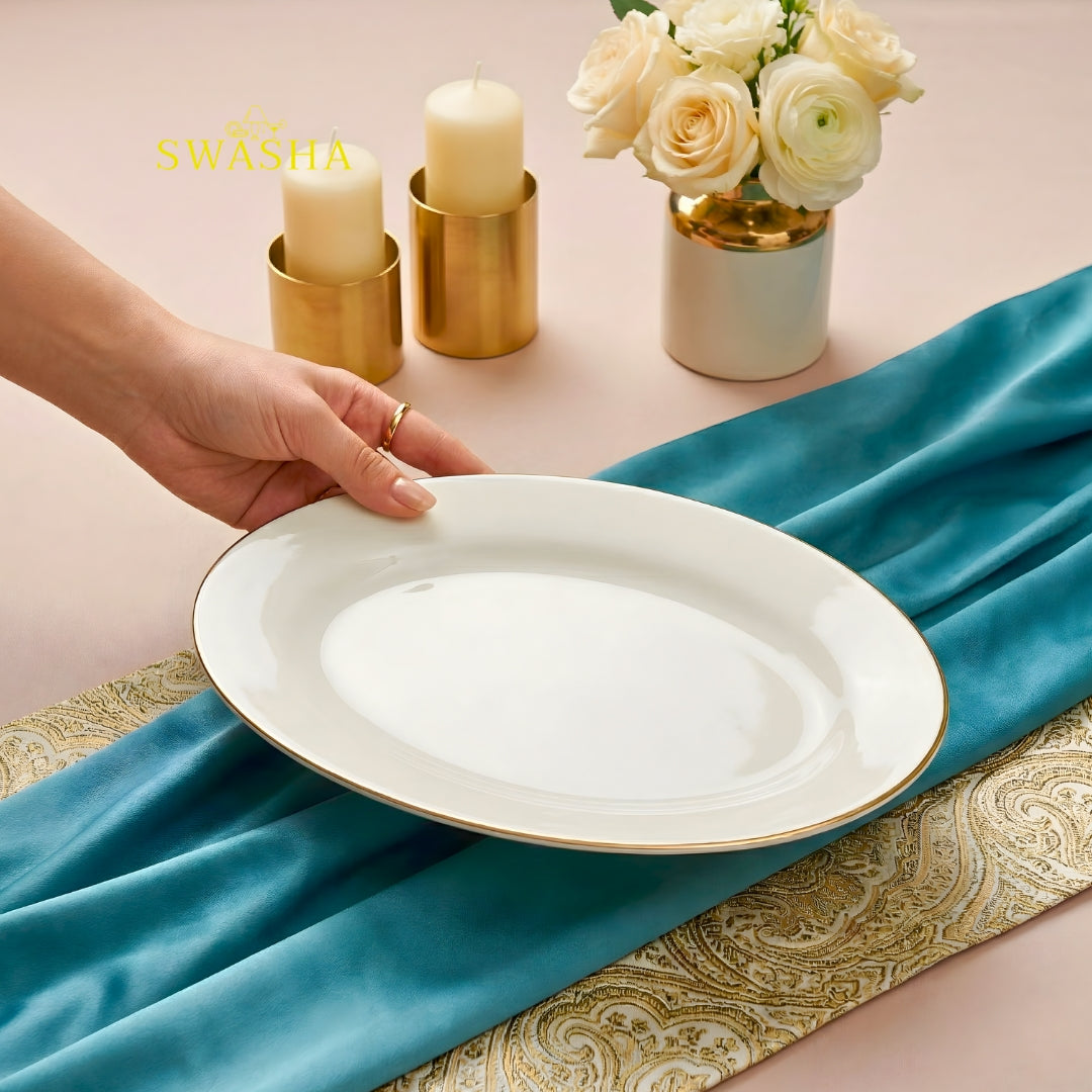 48 Pc Porcelain Dinner Set