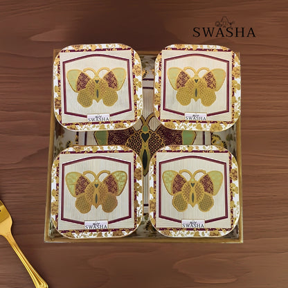 Swasha Storage Jars with MDF Tray 