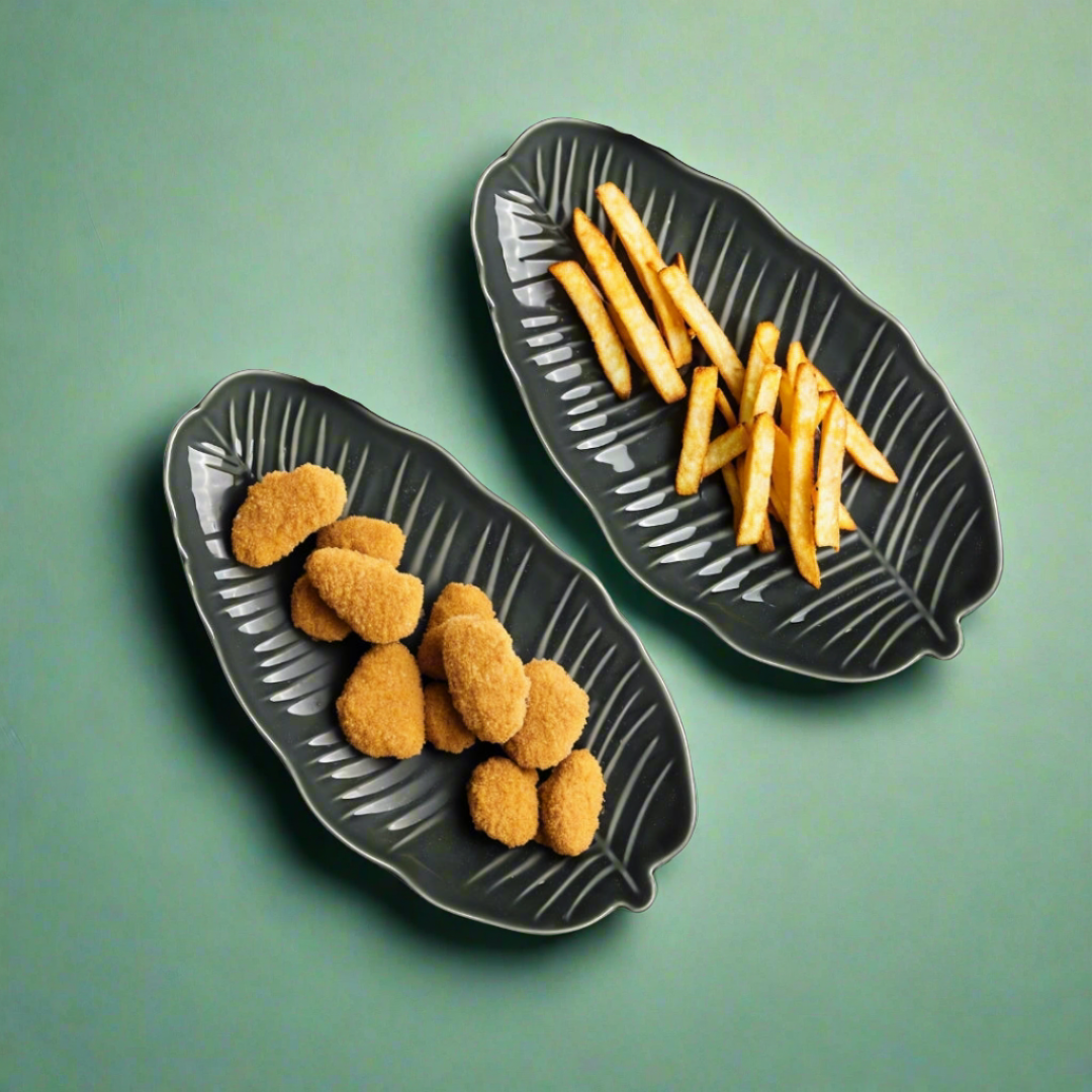 leaf platter set of 2