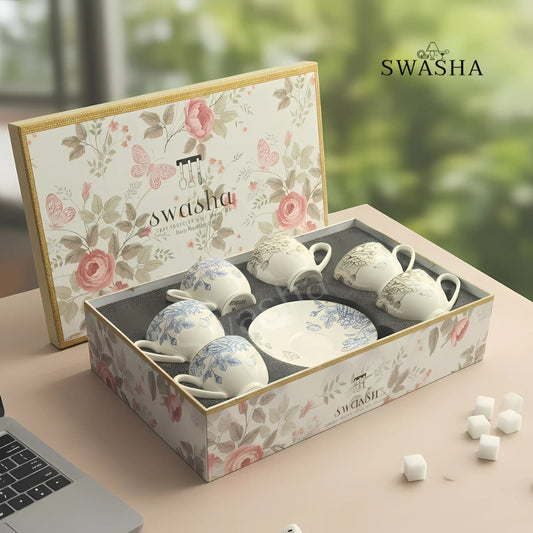  Cup Saucer Set of 6