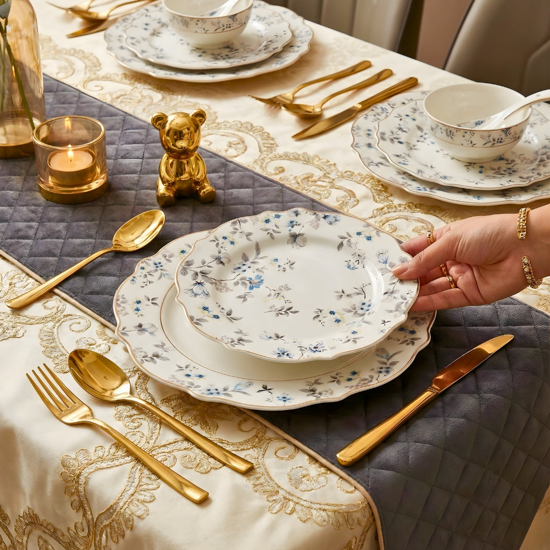 51-Piece Dinner Set by Swasha for 8 People