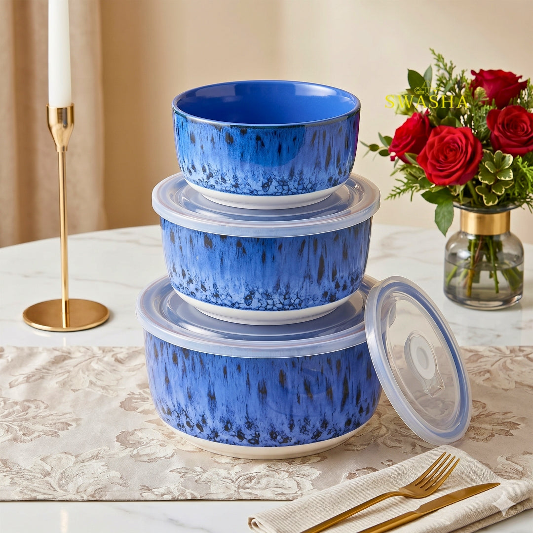 Swasha Airtight Serving Bowl Set of 3