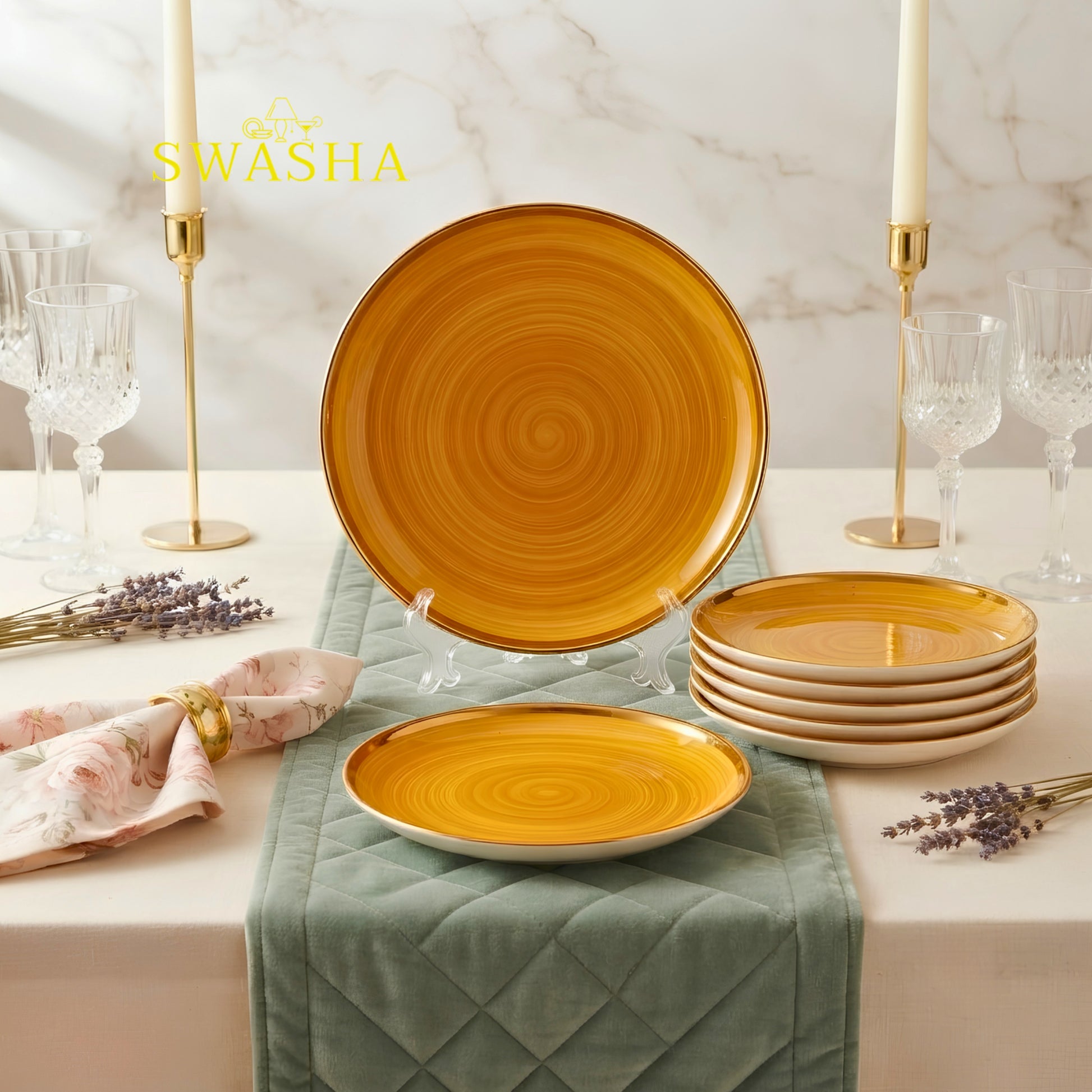 Swasha Premium Porcelain Snack Set of 7
