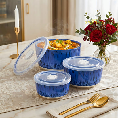 Swasha Airtight Serving Bowl Set of 3