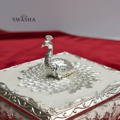 Peacock Design Dry Fruit Server
