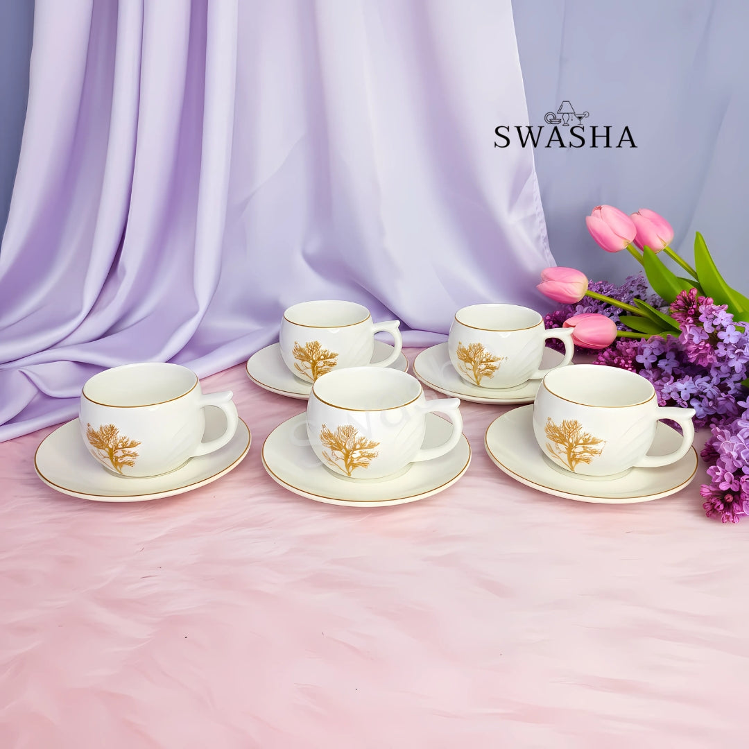 Ceramic Cup & Saucer Set