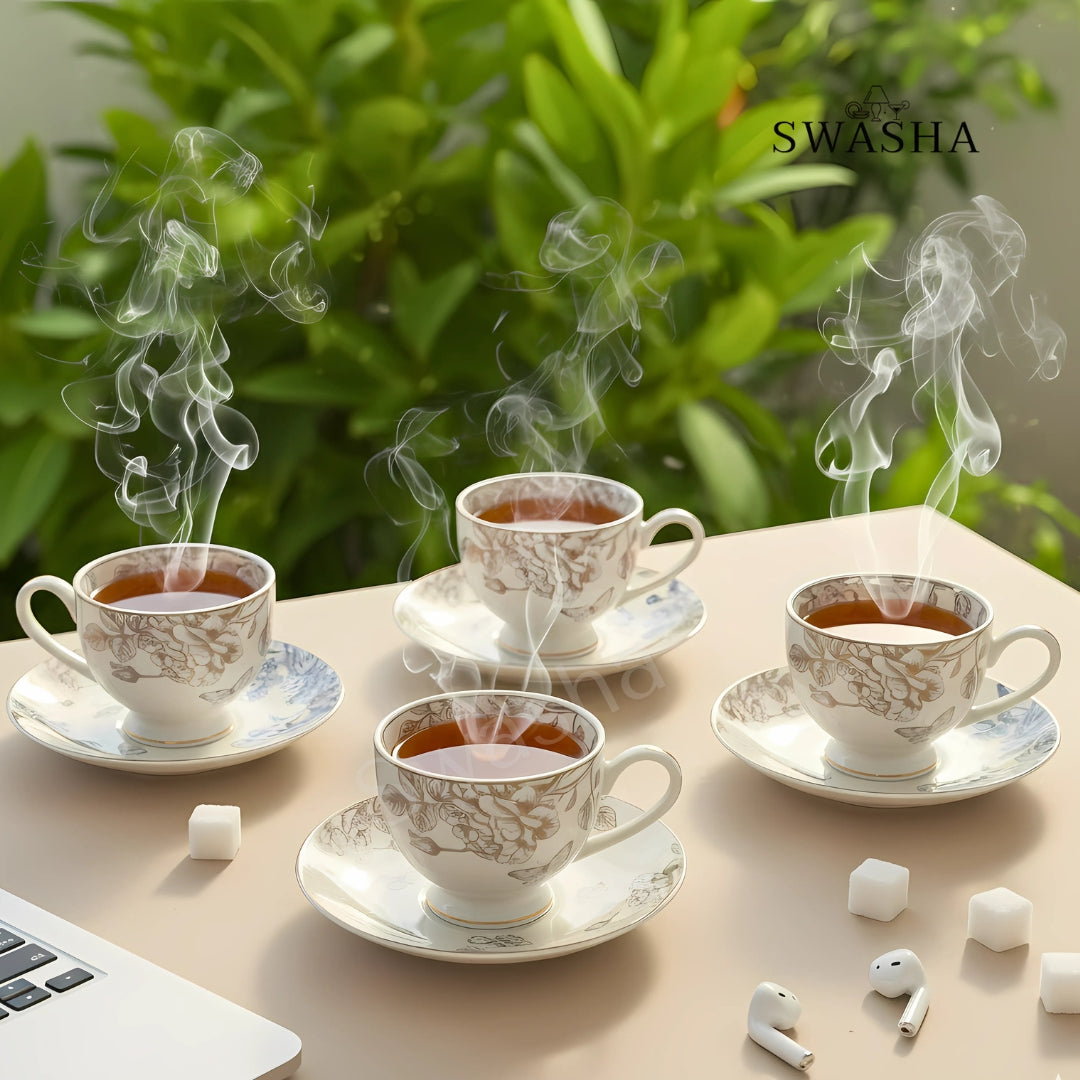  Cup Saucer Set of 6