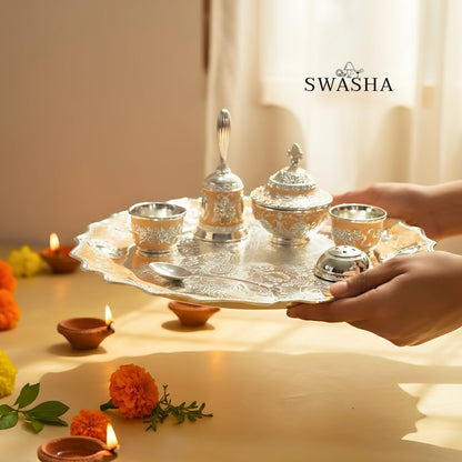 Swasha Premium Puja Thali Set