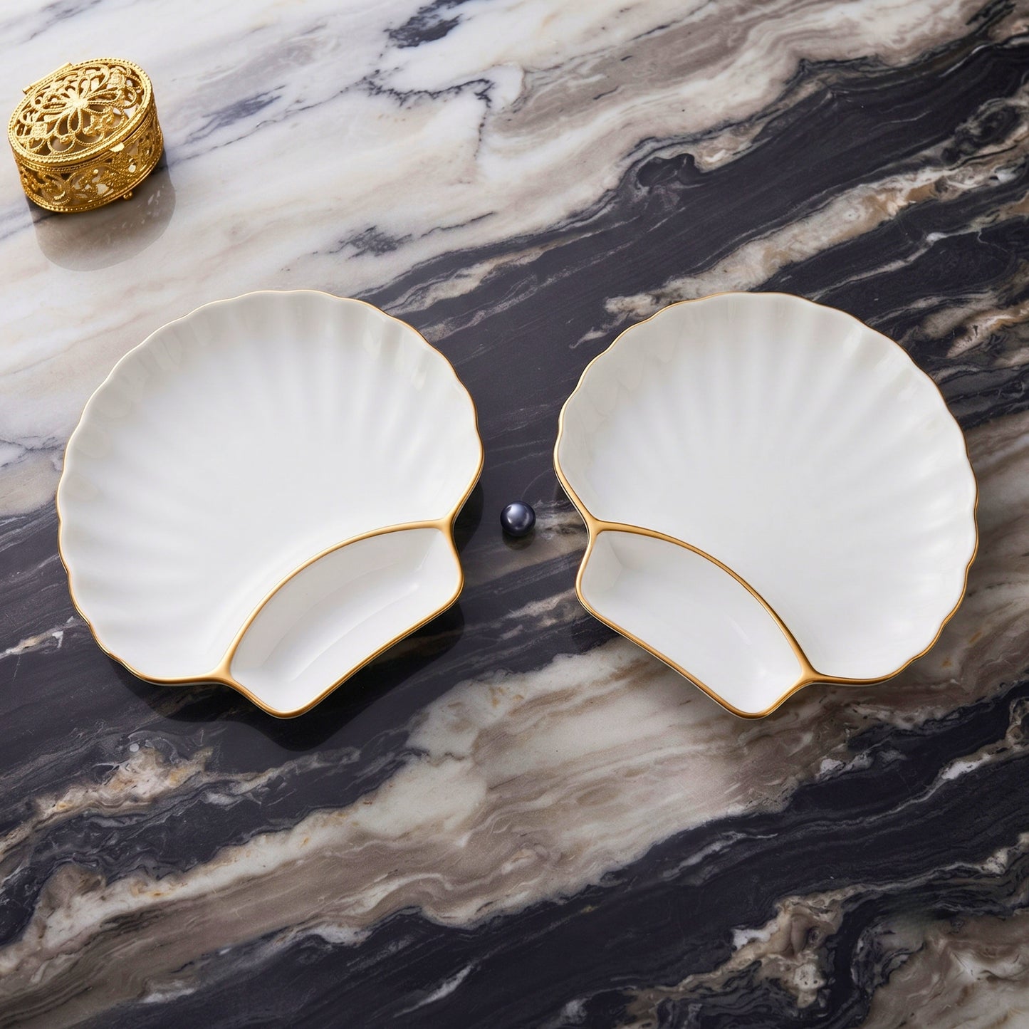 Serving Platter - Combo | Swasha Home Decor | Chip Dip Snack Plate