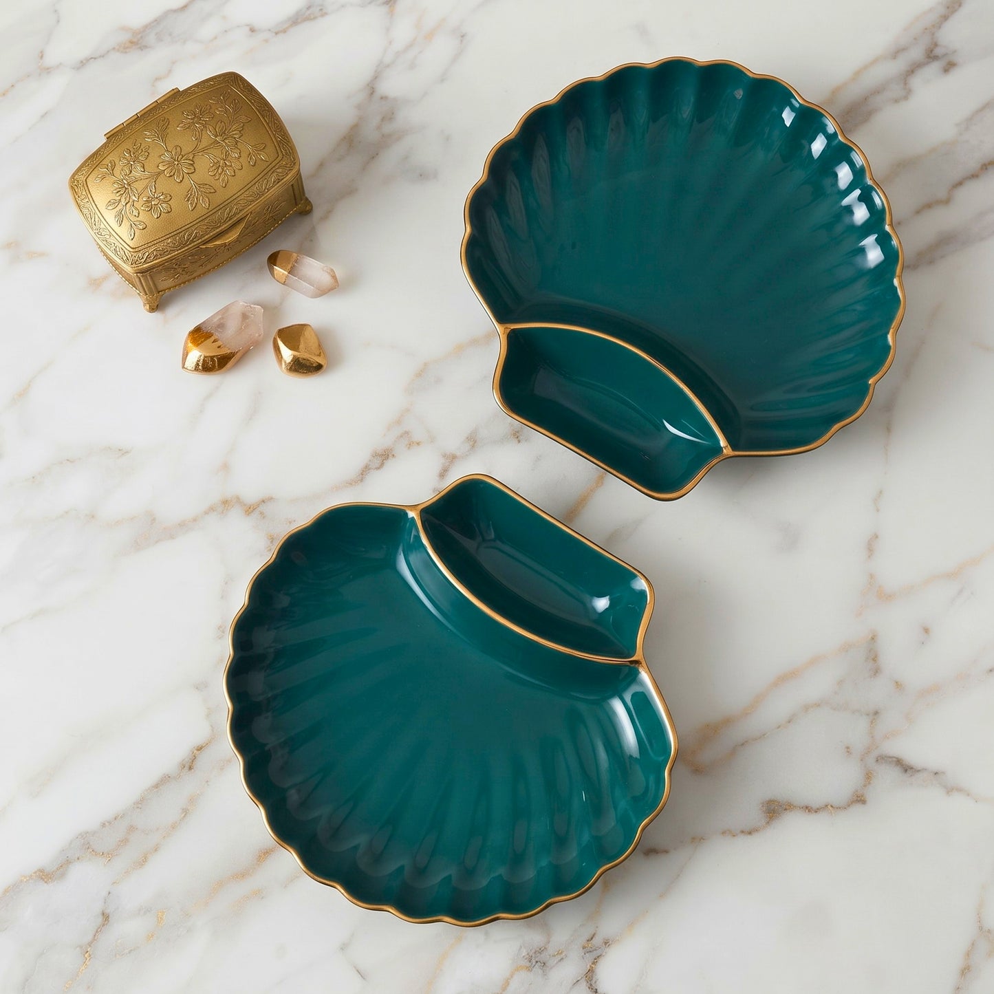 Serving Platter - Combo | Swasha Home Decor | Chip Dip Snack Plate