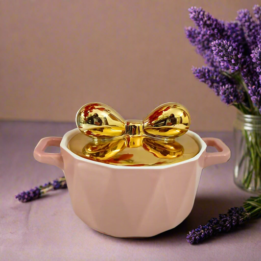 Ceramic Serving Bow Bowl with Lid | Set Of 1 | Multicolor