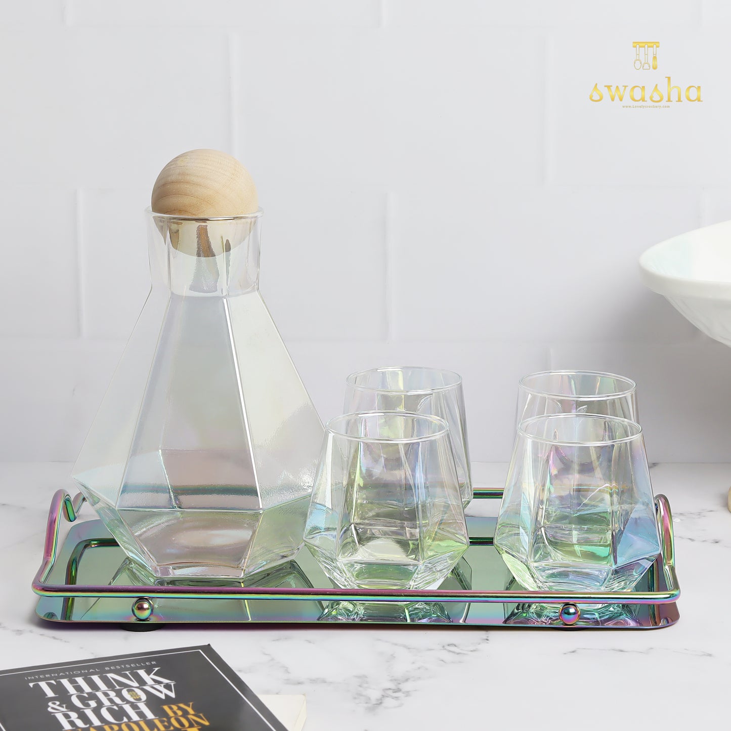 water pitcher glass set
