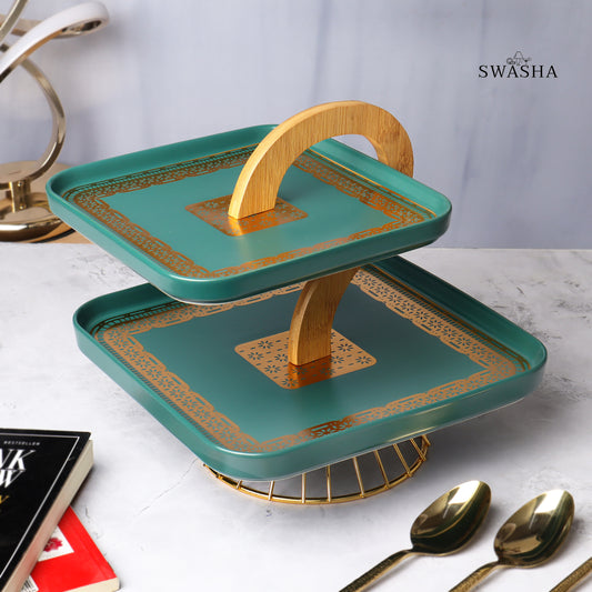 Swasha 2 Tier Cake & Dessert Stand 