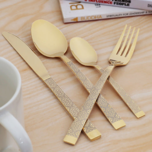 Elegant cutlery set by Swasha - redefine dining with timeless style