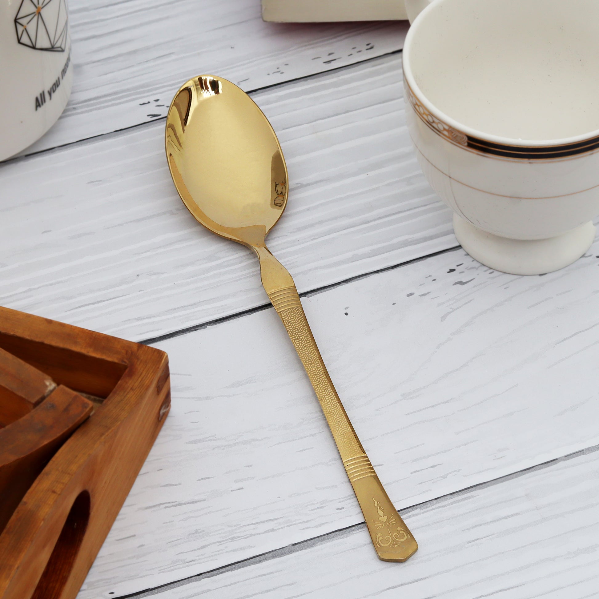Elegant cutlery table spoon set by Swasha - redefine dining with timeless style