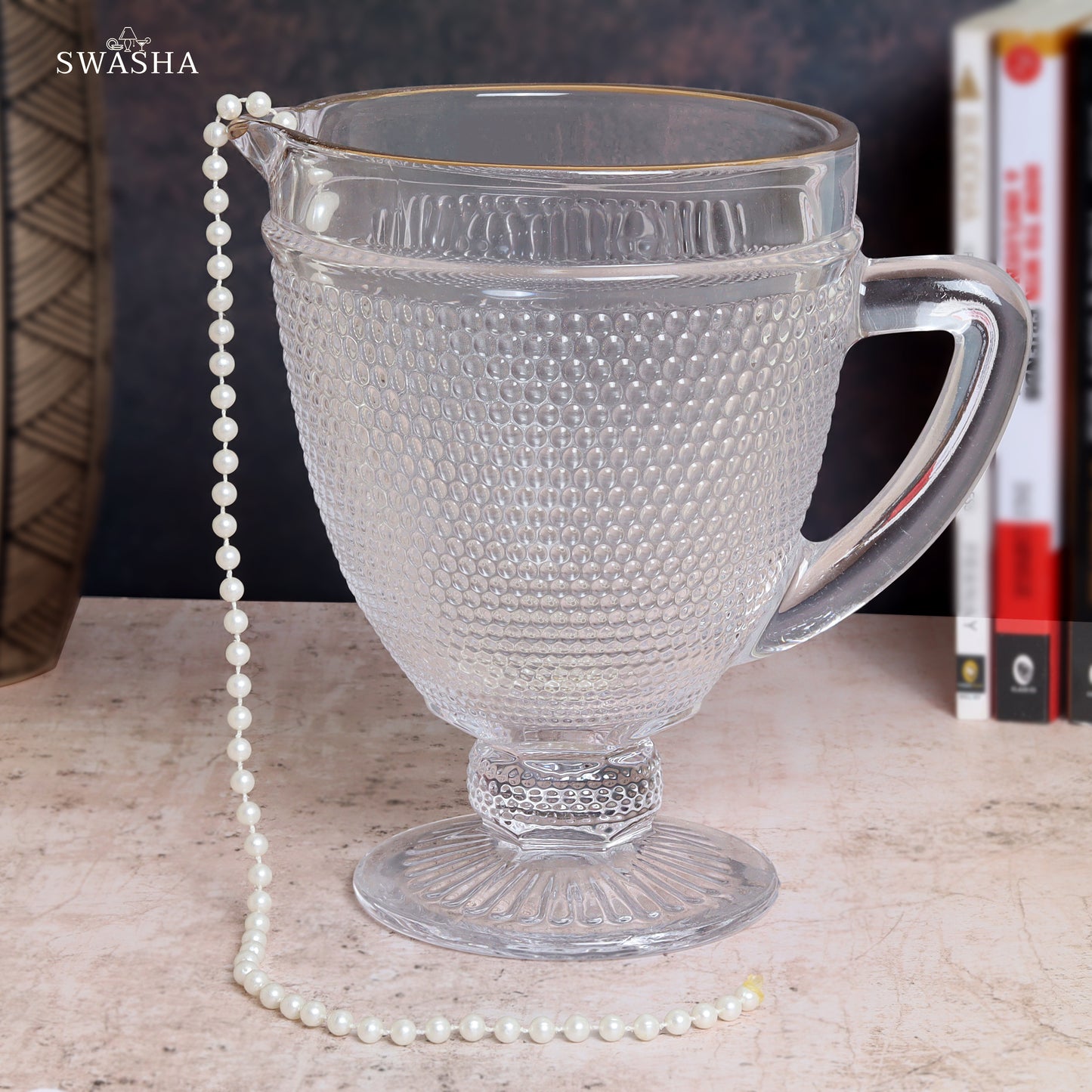 Glassware set with jug  - elegant and functional design