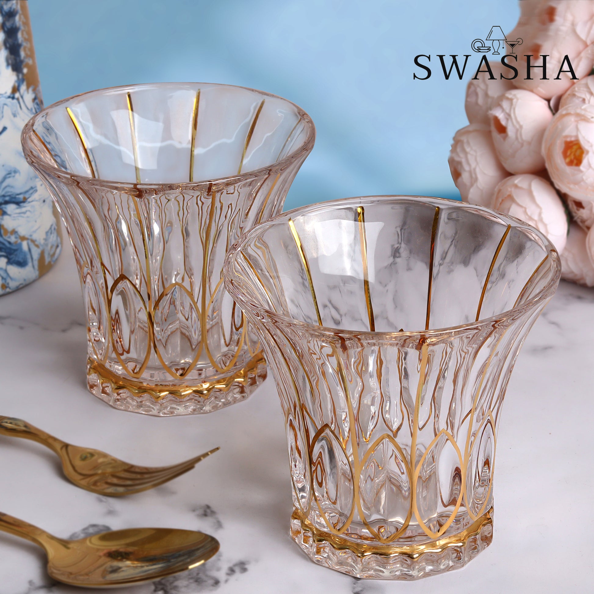 Set of 6 Juice, Water, Whiskey Glasses