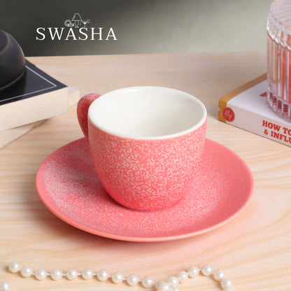 Ceramic Cup and Saucer Set