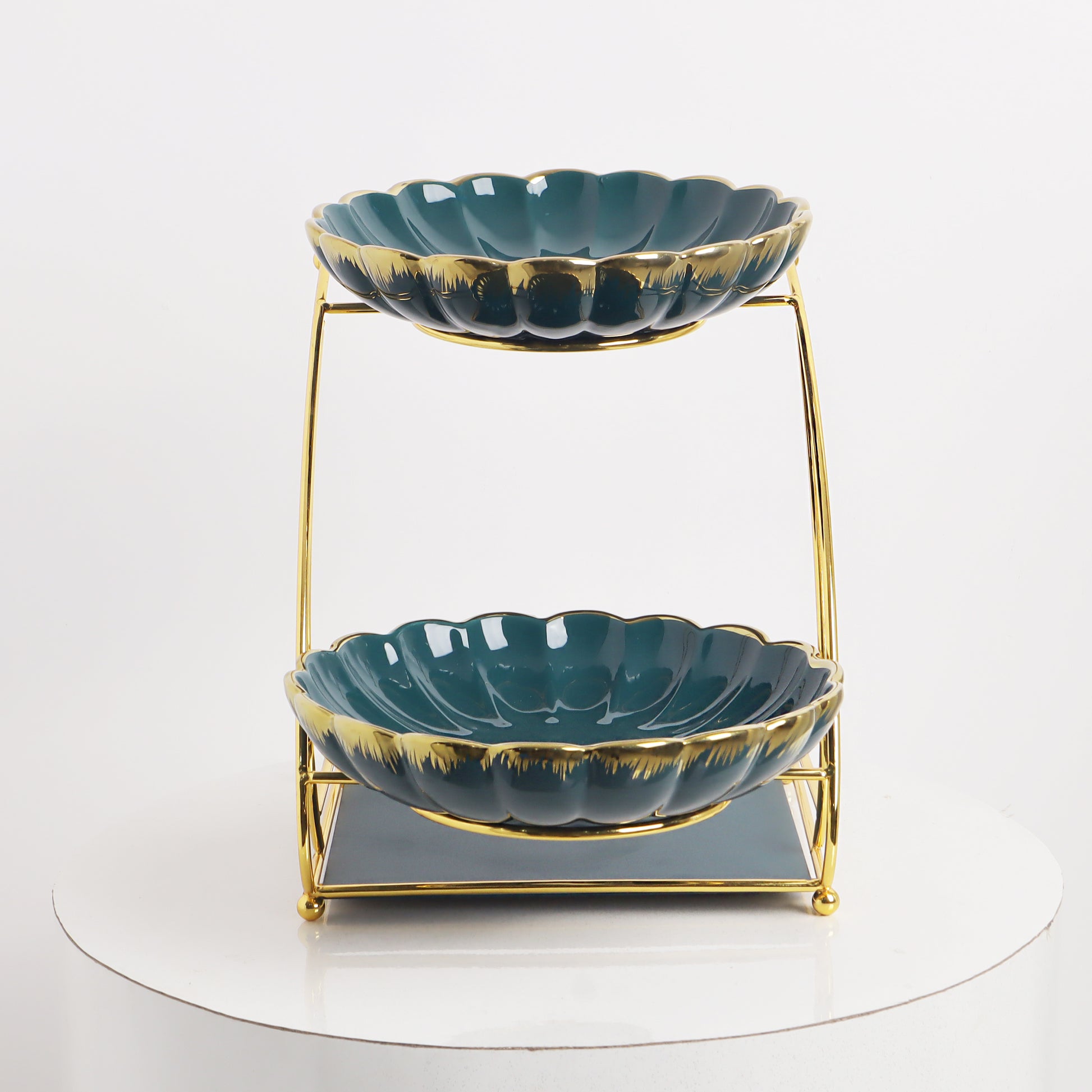 Elevated ceramic dessert/cake stand - a stylish presentation for sweet treats