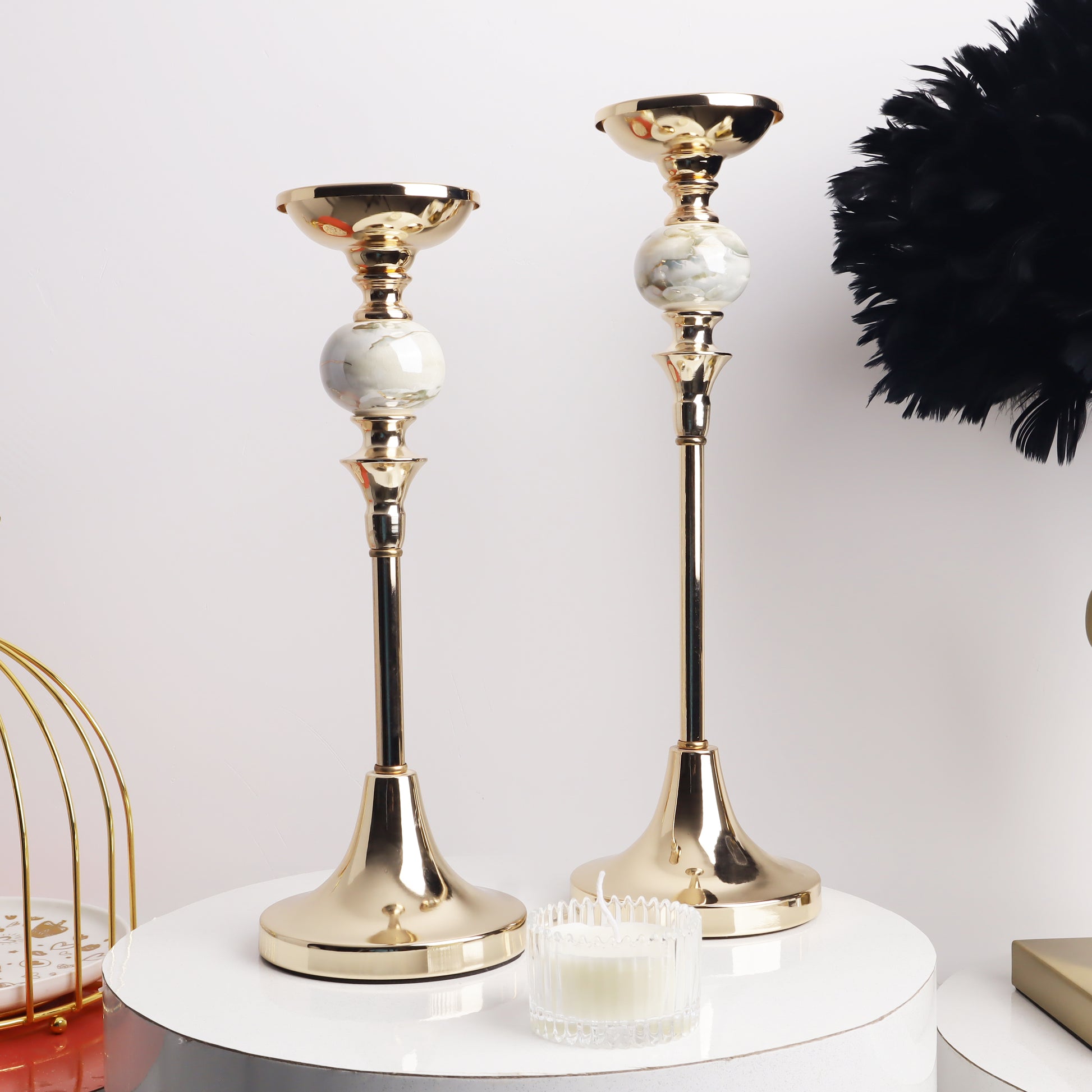 Swasha's elegant candle stand - perfect for ambient lighting and decor accents