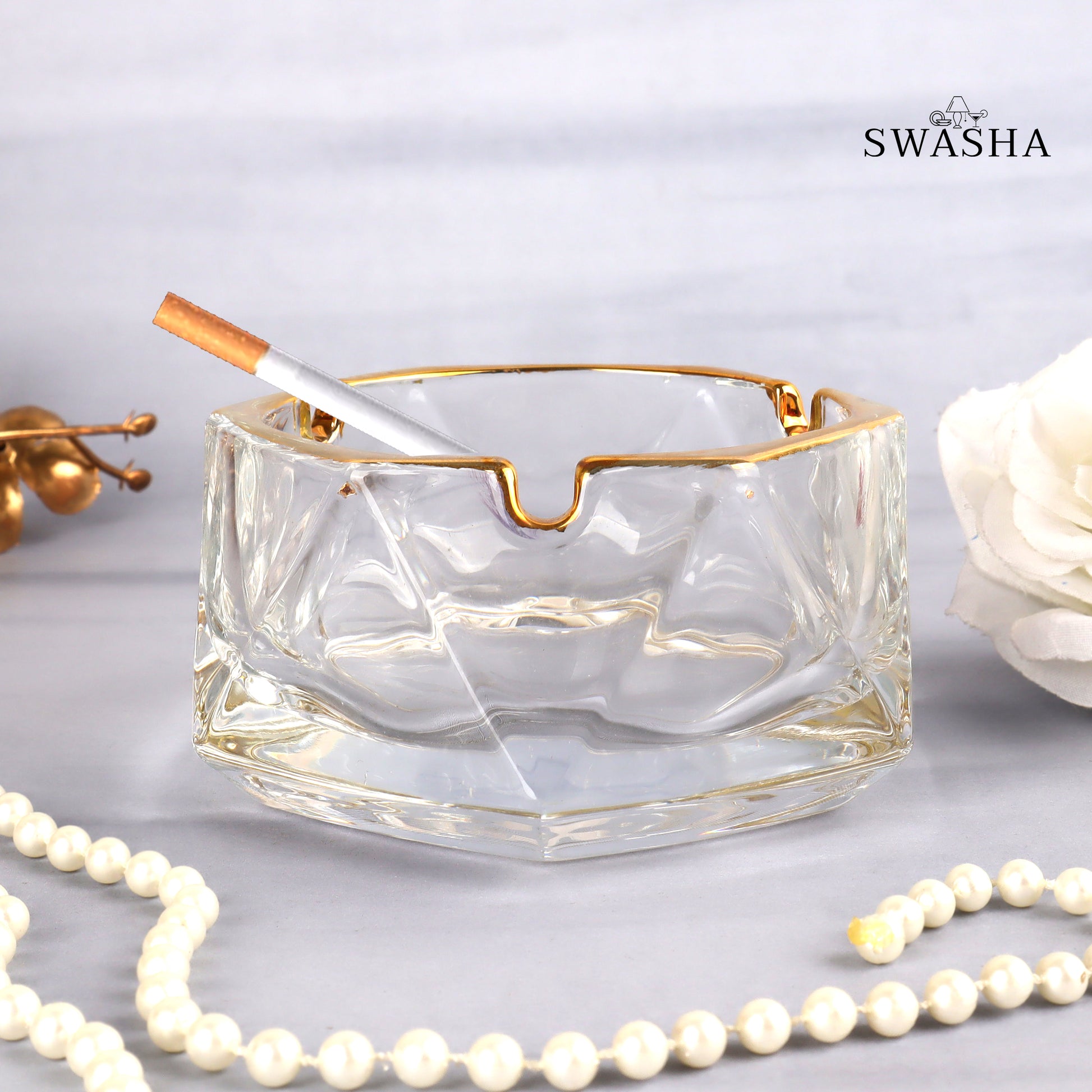 swasha glass asha tray