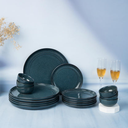 Stoneware Dinner Set - 20 Pieces