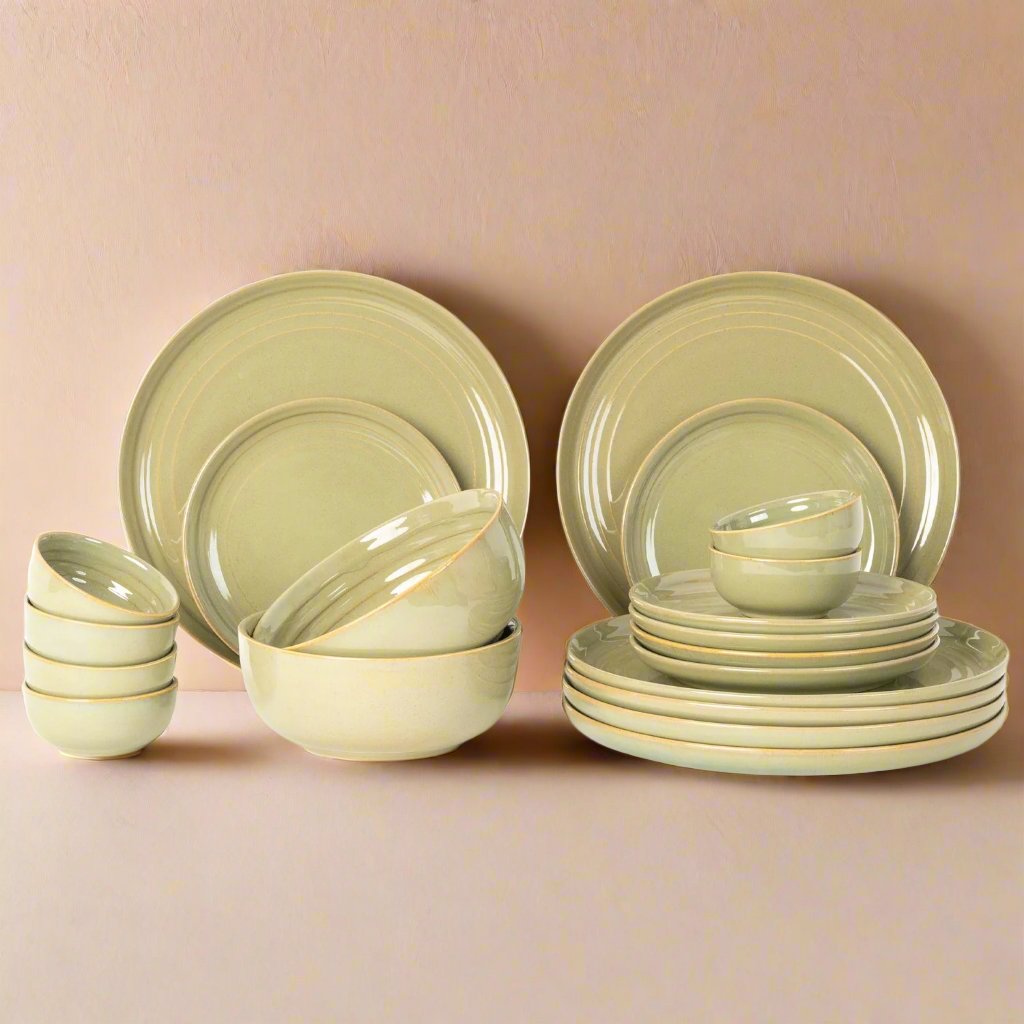 Stoneware Dinner Set - 20 Pieces