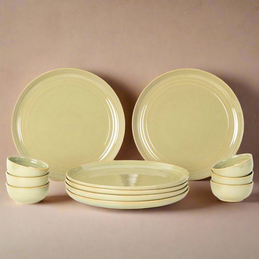 Stoneware Dinner Set - 20 Pieces