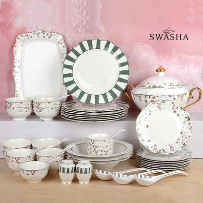 Swasha Home Decor 51-Piece Dinner Set