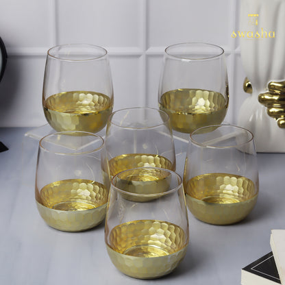 Set of 6 elegant wine glasses - elevate your dining experience with this classic set