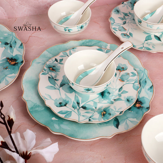 Swasha 51-Piece Dinner Set 