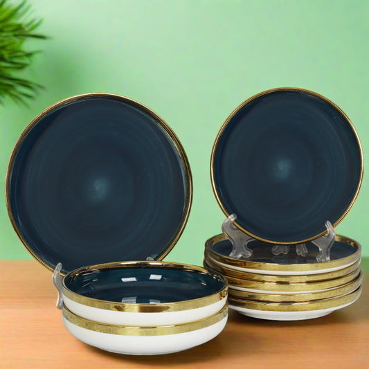 Personalized 9-piece ceramic dinner set - elevate dining with your unique touch