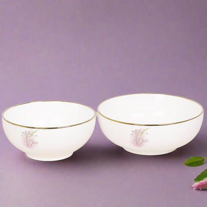 Complete fine bone china pasta bowl set - perfect for serving and enjoying pasta dishes.