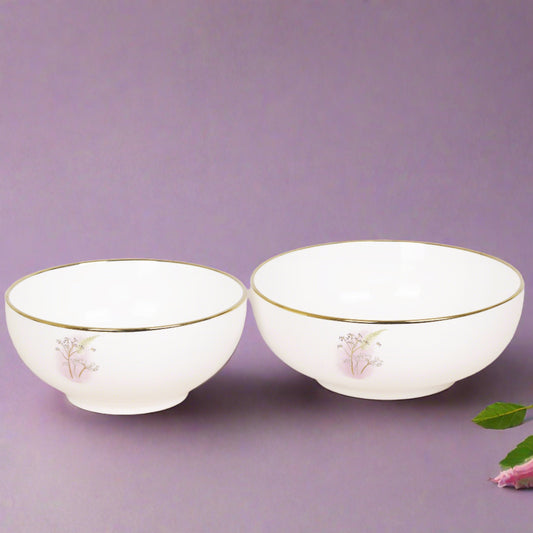 Complete fine bone china pasta bowl set - perfect for serving and enjoying pasta dishes.