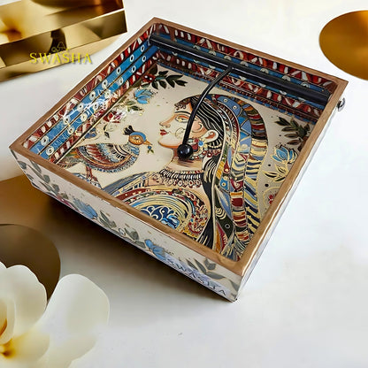 Swasha Modern Wooden Tissue Dispenser – Glossy MDF Finish