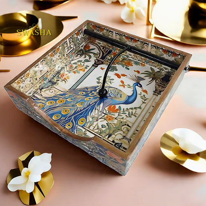 Decorative Wooden Tissue Holder for Home & Office – Swasha