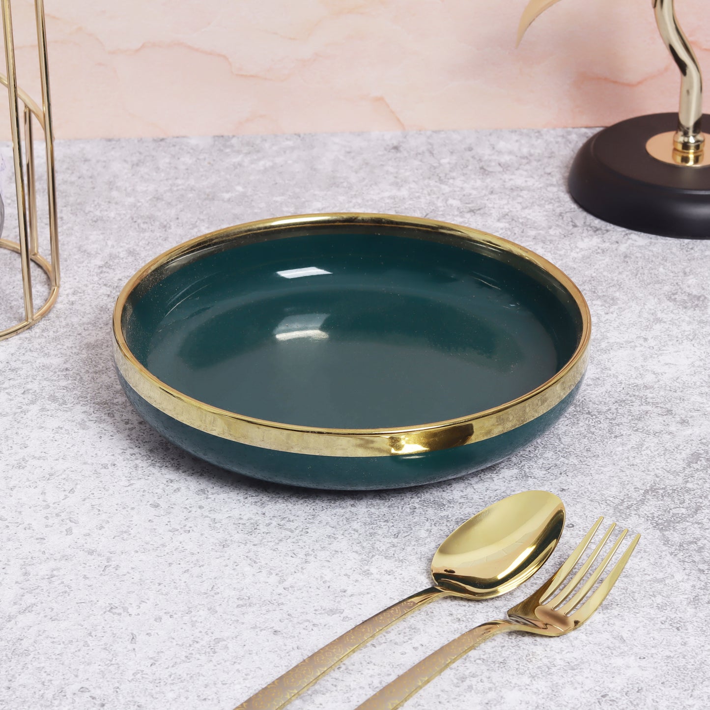 Personalized 10-piece ceramic dinner set - elevate dining with your unique touch
