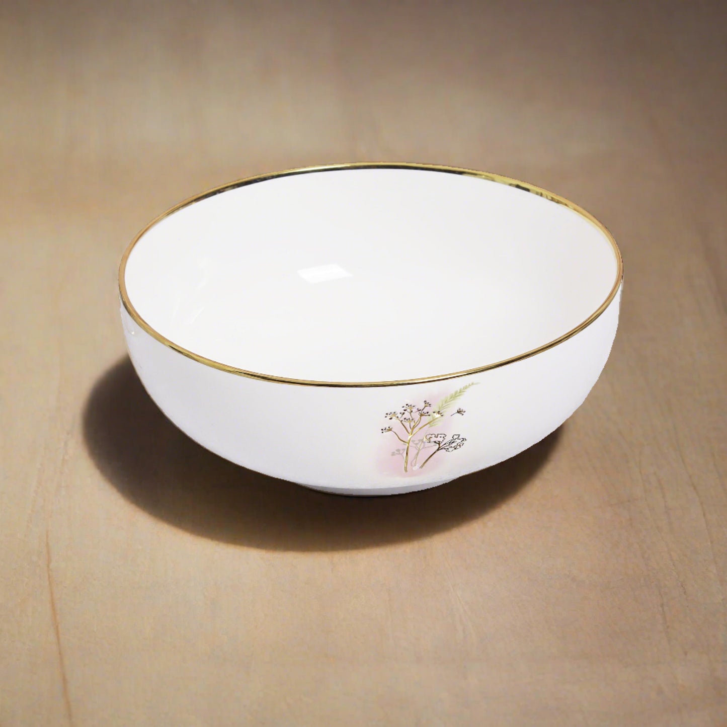 Elegant ceramic serving bowl - great for presenting salads or sides
