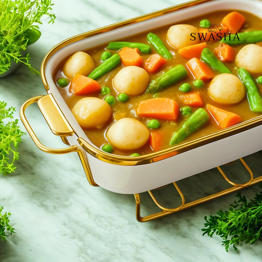 Porcelain Hot Pot for Food Warming 