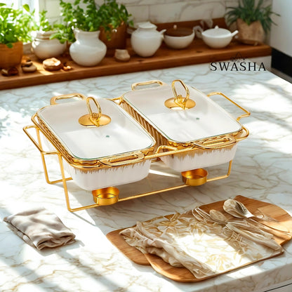 Twin Food Warmer Hot Pot