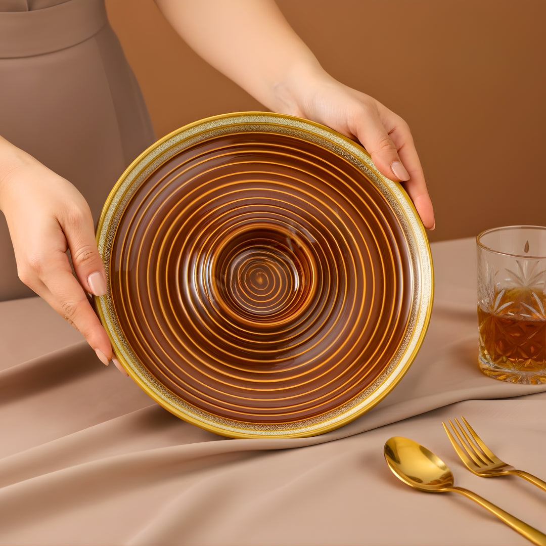 Stoneware Chip Dip Platter – Perfect for Parties & Snacking | Swasha (Set of 1)